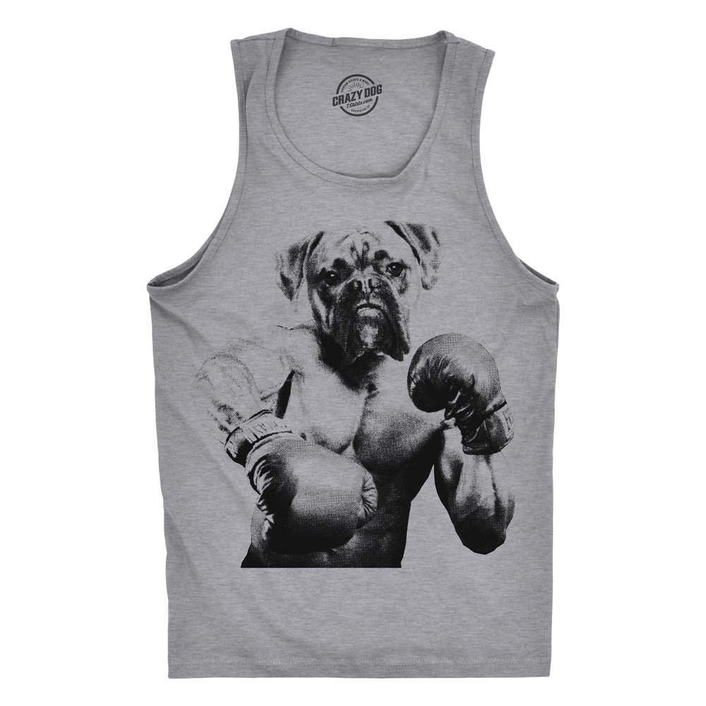 Wearzaxcom Boxer Boxing Men's Tank Top | Athletic Sports Training Muscle Shirt - Image 3